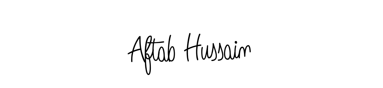 Once you've used our free online signature maker to create your best signature Angelique-Rose-font-FFP style, it's time to enjoy all of the benefits that Aftab Hussain name signing documents. Aftab Hussain signature style 5 images and pictures png