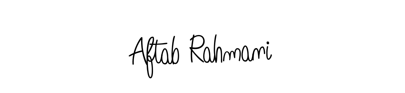This is the best signature style for the Aftab Rahmani name. Also you like these signature font (Angelique-Rose-font-FFP). Mix name signature. Aftab Rahmani signature style 5 images and pictures png