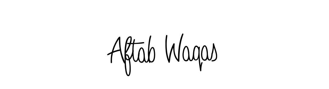 Create a beautiful signature design for name Aftab Waqas. With this signature (Angelique-Rose-font-FFP) fonts, you can make a handwritten signature for free. Aftab Waqas signature style 5 images and pictures png