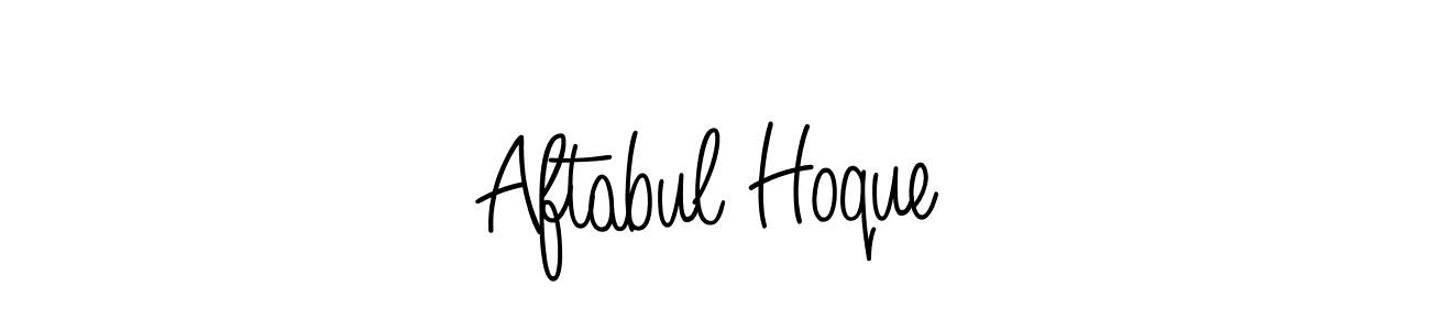 How to make Aftabul Hoque name signature. Use Angelique-Rose-font-FFP style for creating short signs online. This is the latest handwritten sign. Aftabul Hoque signature style 5 images and pictures png