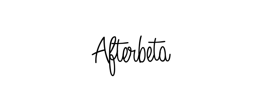 Create a beautiful signature design for name Afterbeta. With this signature (Angelique-Rose-font-FFP) fonts, you can make a handwritten signature for free. Afterbeta signature style 5 images and pictures png