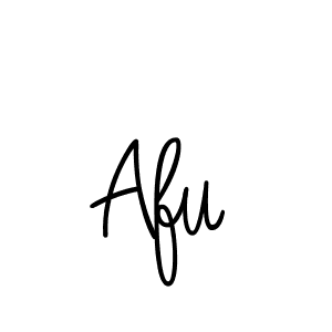 The best way (Angelique-Rose-font-FFP) to make a short signature is to pick only two or three words in your name. The name Afu include a total of six letters. For converting this name. Afu signature style 5 images and pictures png