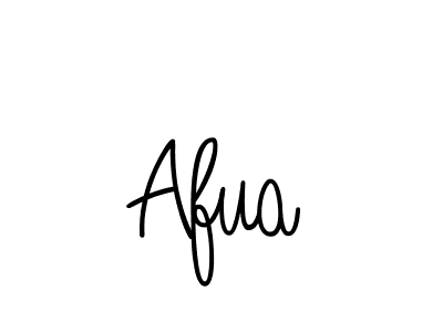 Use a signature maker to create a handwritten signature online. With this signature software, you can design (Angelique-Rose-font-FFP) your own signature for name Afua. Afua signature style 5 images and pictures png