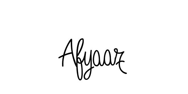 Afyaaz stylish signature style. Best Handwritten Sign (Angelique-Rose-font-FFP) for my name. Handwritten Signature Collection Ideas for my name Afyaaz. Afyaaz signature style 5 images and pictures png
