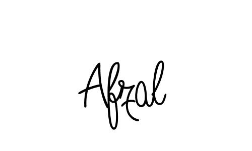 Use a signature maker to create a handwritten signature online. With this signature software, you can design (Angelique-Rose-font-FFP) your own signature for name Afzal. Afzal signature style 5 images and pictures png