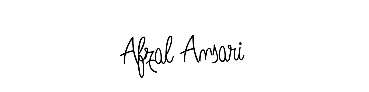 Afzal Ansari stylish signature style. Best Handwritten Sign (Angelique-Rose-font-FFP) for my name. Handwritten Signature Collection Ideas for my name Afzal Ansari. Afzal Ansari signature style 5 images and pictures png