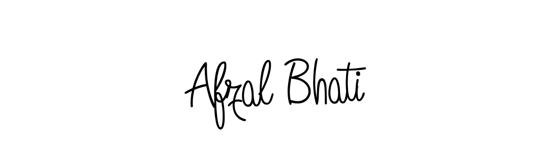 Use a signature maker to create a handwritten signature online. With this signature software, you can design (Angelique-Rose-font-FFP) your own signature for name Afzal Bhati. Afzal Bhati signature style 5 images and pictures png