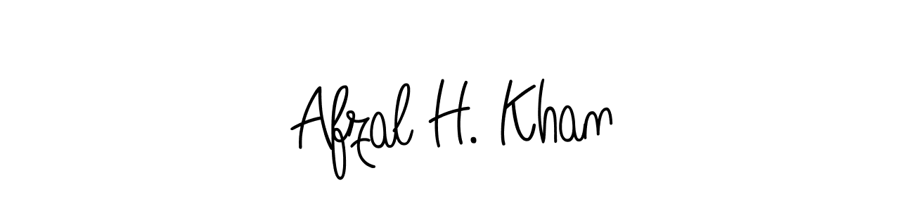 How to make Afzal H. Khan signature? Angelique-Rose-font-FFP is a professional autograph style. Create handwritten signature for Afzal H. Khan name. Afzal H. Khan signature style 5 images and pictures png