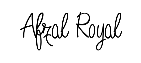 A modern signature idea for name Afzal Royal using Angelique-Rose-font-FFP font. Clean strokes and elegant curves make it stand out instantly. Afzal Royal signature style 5 images and pictures png
