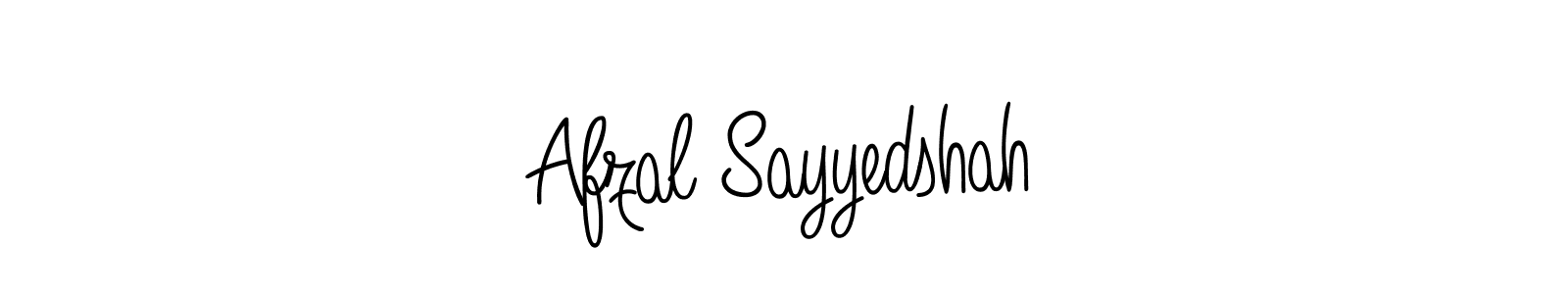 How to make Afzal Sayyedshah name signature. Use Angelique-Rose-font-FFP style for creating short signs online. This is the latest handwritten sign. Afzal Sayyedshah signature style 5 images and pictures png