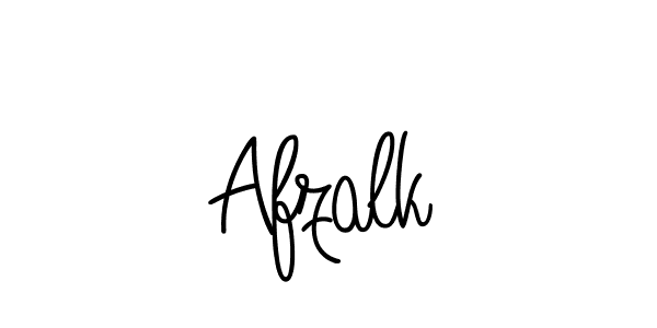 Afzalk stylish signature style. Best Handwritten Sign (Angelique-Rose-font-FFP) for my name. Handwritten Signature Collection Ideas for my name Afzalk. Afzalk signature style 5 images and pictures png