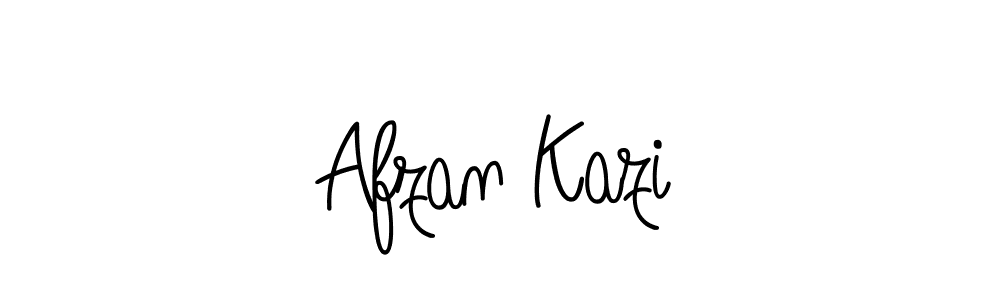Make a beautiful signature design for name Afzan Kazi. Use this online signature maker to create a handwritten signature for free. Afzan Kazi signature style 5 images and pictures png