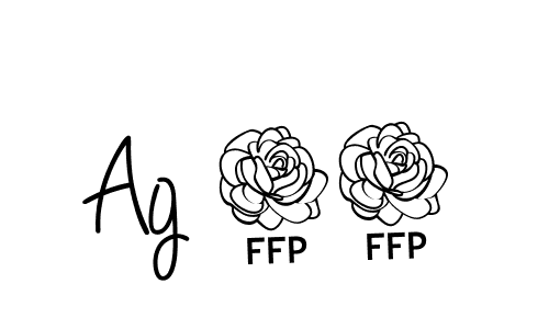 Design your own signature with our free online signature maker. With this signature software, you can create a handwritten (Angelique-Rose-font-FFP) signature for name Ag 23. Ag 23 signature style 5 images and pictures png