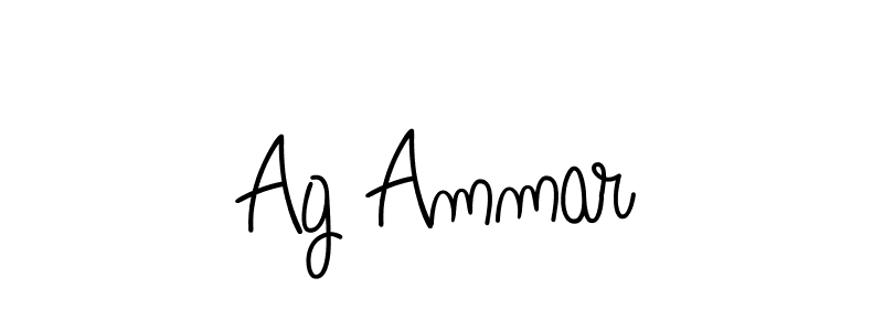 Also we have Ag Ammar name is the best signature style. Create professional handwritten signature collection using Angelique-Rose-font-FFP autograph style. Ag Ammar signature style 5 images and pictures png