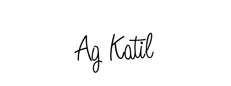 Here are the top 10 professional signature styles for the name Ag Katil. These are the best autograph styles you can use for your name. Ag Katil signature style 5 images and pictures png