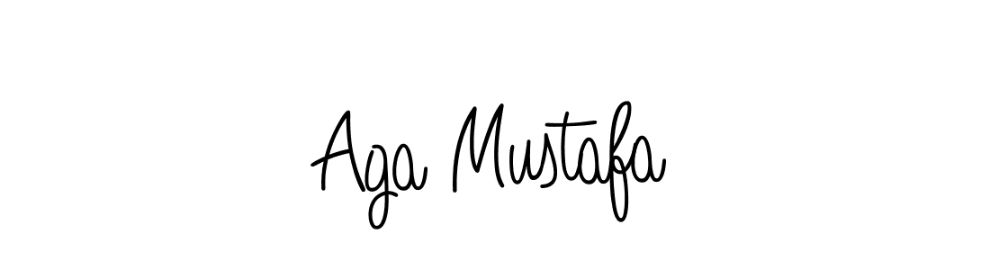 Best and Professional Signature Style for Aga Mustafa. Angelique-Rose-font-FFP Best Signature Style Collection. Aga Mustafa signature style 5 images and pictures png