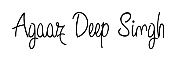 Designed for modern professionals: Agaaz Deep Singh name signature crafted with Angelique-Rose-font-FFP script. Ready for digital PDF workflows. Agaaz Deep Singh signature style 5 images and pictures png