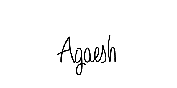 It looks lik you need a new signature style for name Agaesh. Design unique handwritten (Angelique-Rose-font-FFP) signature with our free signature maker in just a few clicks. Agaesh signature style 5 images and pictures png