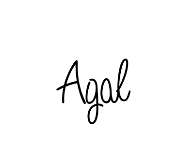 Make a beautiful signature design for name Agal. Use this online signature maker to create a handwritten signature for free. Agal signature style 5 images and pictures png