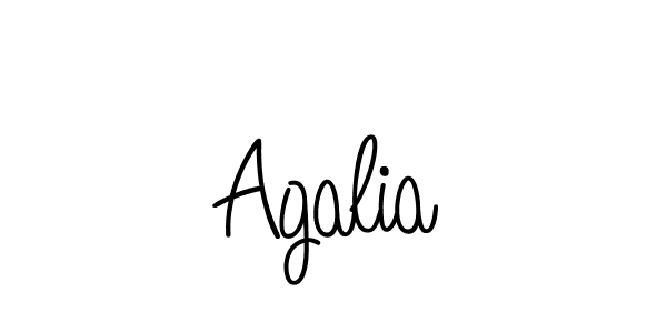 if you are searching for the best signature style for your name Agalia. so please give up your signature search. here we have designed multiple signature styles  using Angelique-Rose-font-FFP. Agalia signature style 5 images and pictures png