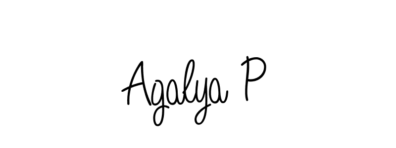 Best and Professional Signature Style for Agalya P. Angelique-Rose-font-FFP Best Signature Style Collection. Agalya P signature style 5 images and pictures png