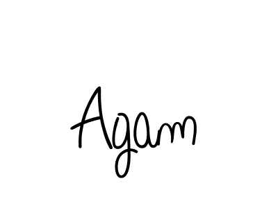 if you are searching for the best signature style for your name Agam. so please give up your signature search. here we have designed multiple signature styles  using Angelique-Rose-font-FFP. Agam signature style 5 images and pictures png