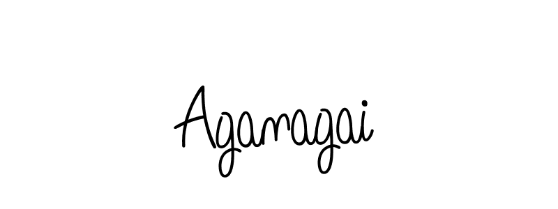 The best way (Angelique-Rose-font-FFP) to make a short signature is to pick only two or three words in your name. The name Aganagai include a total of six letters. For converting this name. Aganagai signature style 5 images and pictures png