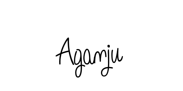 How to make Aganju signature? Angelique-Rose-font-FFP is a professional autograph style. Create handwritten signature for Aganju name. Aganju signature style 5 images and pictures png