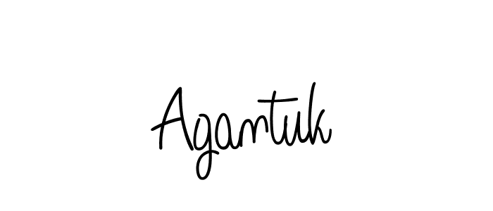 Also we have Agantuk name is the best signature style. Create professional handwritten signature collection using Angelique-Rose-font-FFP autograph style. Agantuk signature style 5 images and pictures png