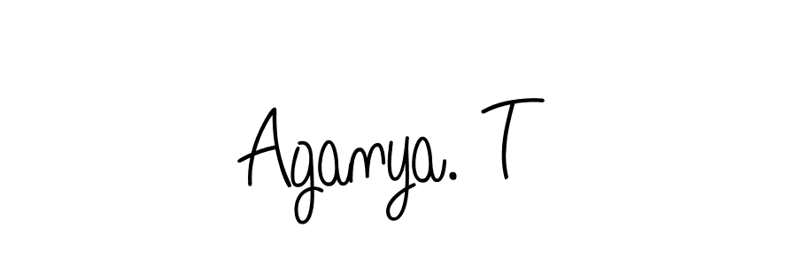 Here are the top 10 professional signature styles for the name Aganya. T. These are the best autograph styles you can use for your name. Aganya. T signature style 5 images and pictures png