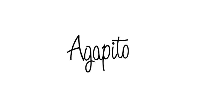 Also we have Agapito name is the best signature style. Create professional handwritten signature collection using Angelique-Rose-font-FFP autograph style. Agapito signature style 5 images and pictures png