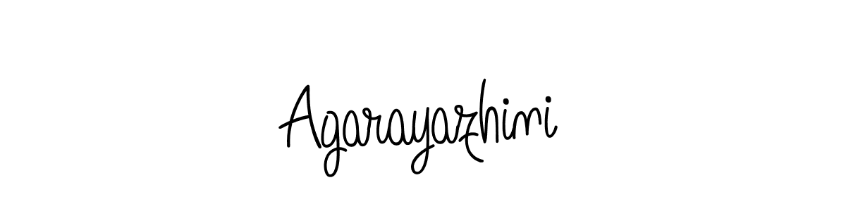 Make a beautiful signature design for name Agarayazhini. With this signature (Angelique-Rose-font-FFP) style, you can create a handwritten signature for free. Agarayazhini signature style 5 images and pictures png