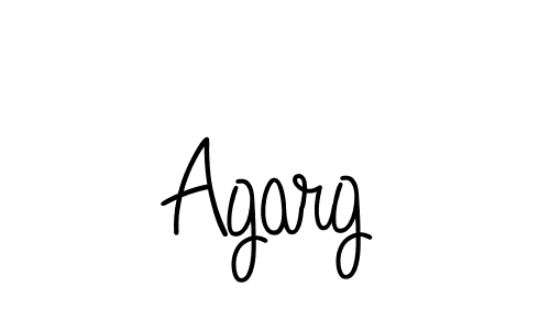 Create a beautiful signature design for name Agarg. With this signature (Angelique-Rose-font-FFP) fonts, you can make a handwritten signature for free. Agarg signature style 5 images and pictures png