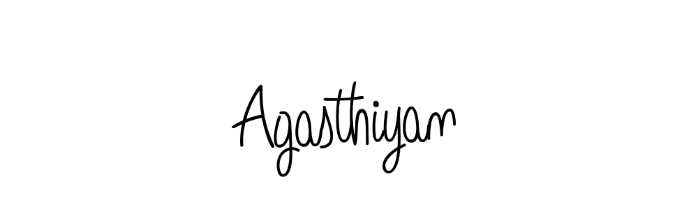 Agasthiyan stylish signature style. Best Handwritten Sign (Angelique-Rose-font-FFP) for my name. Handwritten Signature Collection Ideas for my name Agasthiyan. Agasthiyan signature style 5 images and pictures png