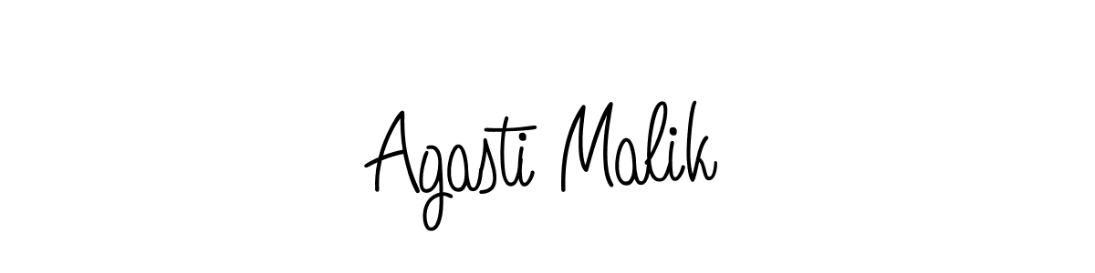 The best way (Angelique-Rose-font-FFP) to make a short signature is to pick only two or three words in your name. The name Agasti Malik include a total of six letters. For converting this name. Agasti Malik signature style 5 images and pictures png