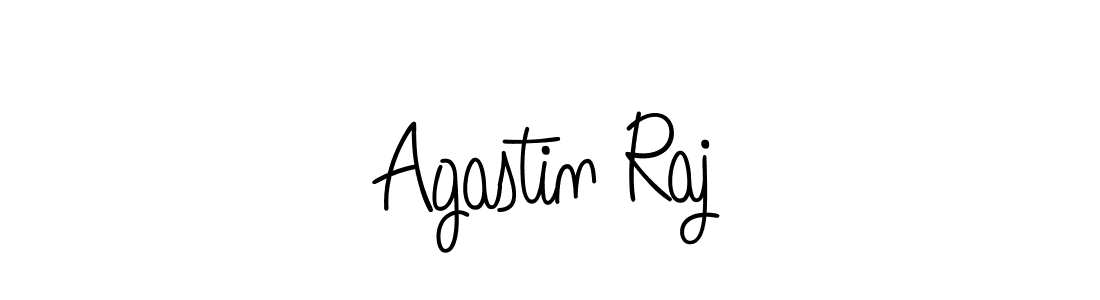 Angelique-Rose-font-FFP is a professional signature style that is perfect for those who want to add a touch of class to their signature. It is also a great choice for those who want to make their signature more unique. Get Agastin Raj name to fancy signature for free. Agastin Raj signature style 5 images and pictures png