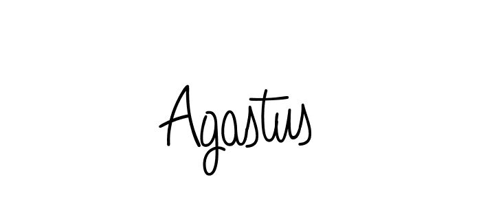 Design your own signature with our free online signature maker. With this signature software, you can create a handwritten (Angelique-Rose-font-FFP) signature for name Agastus. Agastus signature style 5 images and pictures png