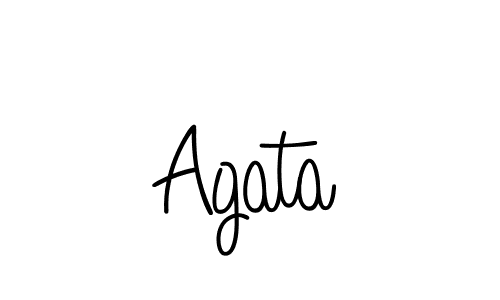 How to make Agata signature? Angelique-Rose-font-FFP is a professional autograph style. Create handwritten signature for Agata name. Agata signature style 5 images and pictures png