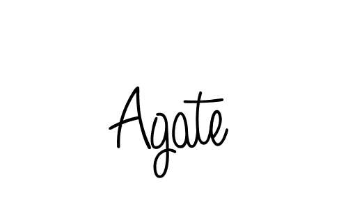 Agate stylish signature style. Best Handwritten Sign (Angelique-Rose-font-FFP) for my name. Handwritten Signature Collection Ideas for my name Agate. Agate signature style 5 images and pictures png