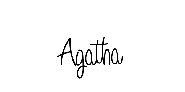Here are the top 10 professional signature styles for the name Agatha. These are the best autograph styles you can use for your name. Agatha signature style 5 images and pictures png