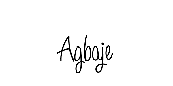 Agbaje stylish signature style. Best Handwritten Sign (Angelique-Rose-font-FFP) for my name. Handwritten Signature Collection Ideas for my name Agbaje. Agbaje signature style 5 images and pictures png