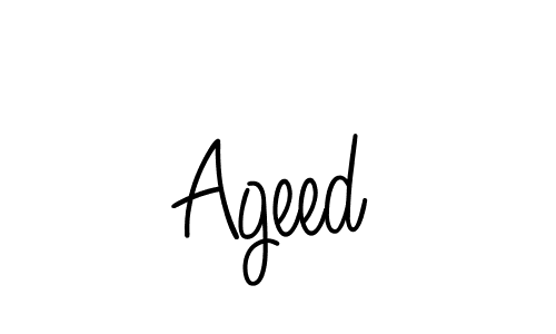 It looks lik you need a new signature style for name Ageed. Design unique handwritten (Angelique-Rose-font-FFP) signature with our free signature maker in just a few clicks. Ageed signature style 5 images and pictures png