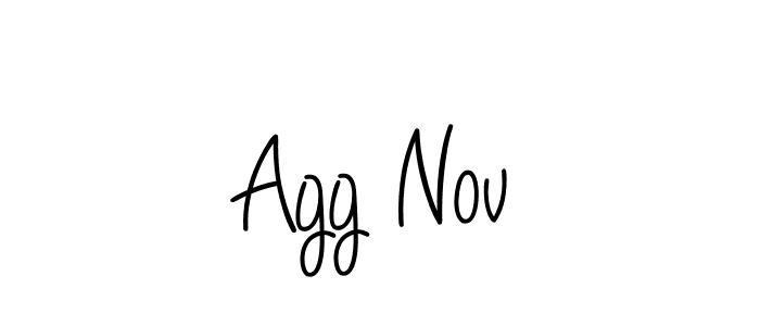 Angelique-Rose-font-FFP is a professional signature style that is perfect for those who want to add a touch of class to their signature. It is also a great choice for those who want to make their signature more unique. Get Agg Nov name to fancy signature for free. Agg Nov signature style 5 images and pictures png