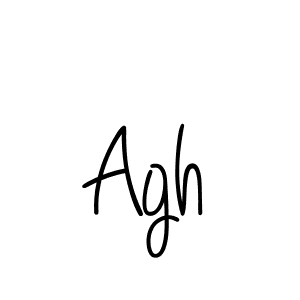 Use a signature maker to create a handwritten signature online. With this signature software, you can design (Angelique-Rose-font-FFP) your own signature for name Agh. Agh signature style 5 images and pictures png