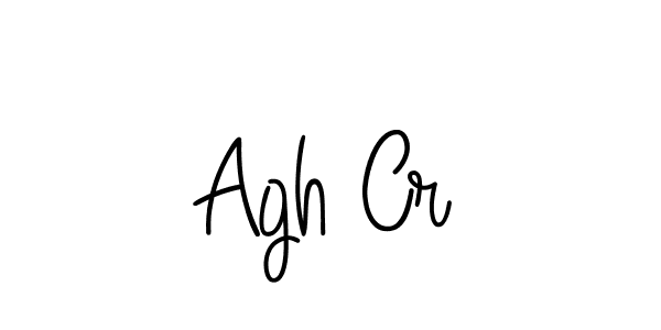 Also You can easily find your signature by using the search form. We will create Agh Cr name handwritten signature images for you free of cost using Angelique-Rose-font-FFP sign style. Agh Cr signature style 5 images and pictures png