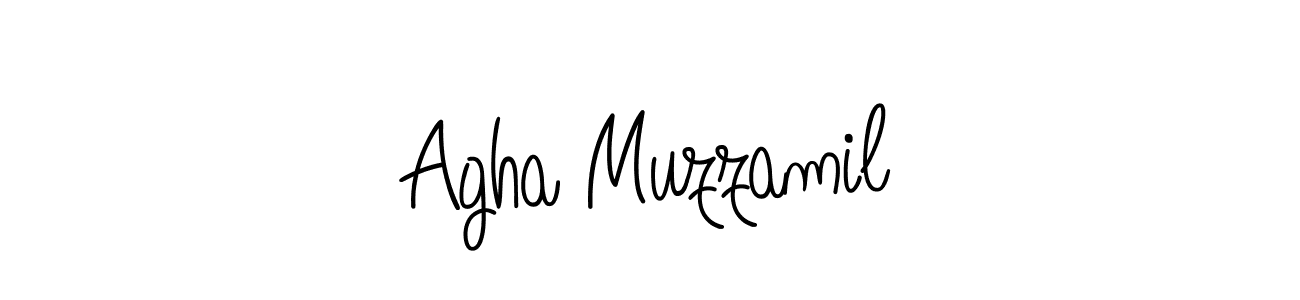 Make a beautiful signature design for name Agha Muzzamil. Use this online signature maker to create a handwritten signature for free. Agha Muzzamil signature style 5 images and pictures png