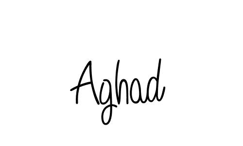 How to make Aghad signature? Angelique-Rose-font-FFP is a professional autograph style. Create handwritten signature for Aghad name. Aghad signature style 5 images and pictures png