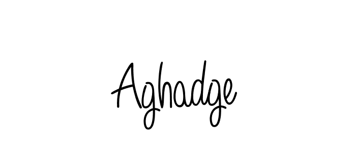 How to make Aghadge signature? Angelique-Rose-font-FFP is a professional autograph style. Create handwritten signature for Aghadge name. Aghadge signature style 5 images and pictures png