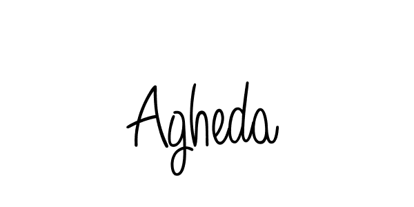 How to Draw Agheda signature style? Angelique-Rose-font-FFP is a latest design signature styles for name Agheda. Agheda signature style 5 images and pictures png