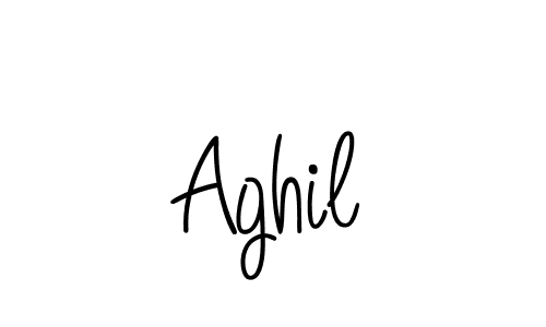 Make a beautiful signature design for name Aghil. Use this online signature maker to create a handwritten signature for free. Aghil signature style 5 images and pictures png